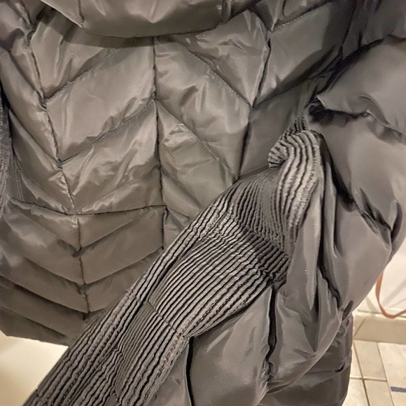 MICHAEL KORS PLUS SIZE FAUX-FUR-TRIM HOODED DOWN PUFFER COAT BLACK NWT Size PXXL - Picture 11 of 11